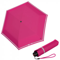 Knirps Rookie Flamingo Reflective  ľahký skladací dáždnik