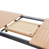 Stôl EXPERT wood antracit rozkladací 150/210x90 cm