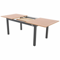 Stôl EXPERT wood antracit rozkladací 220/280x100 cm
