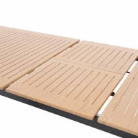 Stôl EXPERT wood antracit rozkladací 220/280x100 cm