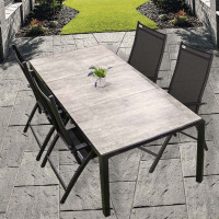 BERGAMO EXPERT - hliníkové záhradné sedenie 4+1