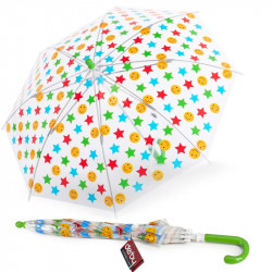 Kids Sky Transparent - detský holový dáždnik