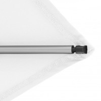 KNIRPS Silver 290cm - prémiový zahradní slunečník s klikou a středovou tyčí - rozbalený (S155)