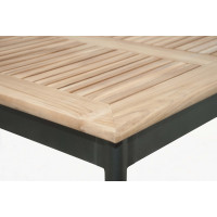 Stôl CONCEPT rozkladací s teakovou doskou - 2. akosť (N291)