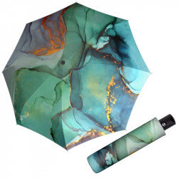 Carbonsteel Magic MARBLE BLUE - dámsky plne automatický dáždnik