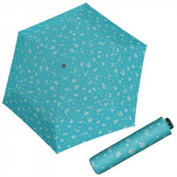 Zero 99 Minimally aqua blue - ultraľahký skladací dáždnik
