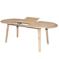 TECTONA - drevený rozkladací stôl 150/200x95 cm  - 2. akosť (N294)