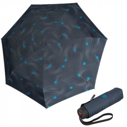 KNIRPS T.020 MEDITATE BLUE - EKO ultraľahký skladací dáždnik