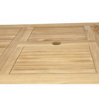 TORINO - teakový rozkladací stôl 150 / 200x100x74m
