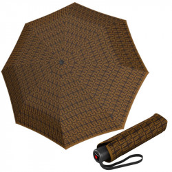 KNIRPS A.050 TRUST CARAMEL - elegantný dámsky skladací dáždnik