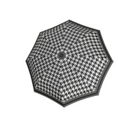 Fiber Havanna Black&White - dámsky skladací dáždnik