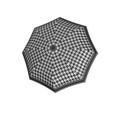 Fiber Havanna Black&White - dámsky skladací dáždnik