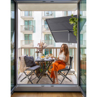 ACTIVE Balkónová clona 180 x 130 cm - balkónový slnečník