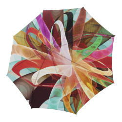 Elegance Boheme Vito - dámsky luxusný dáždnik s abstraktnou potlačou