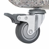 Pojazdný žulový stojan KNIRPS 40 kg svetlý