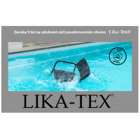 Paris LIKA-TEX® antracit - luxusné polohovacie záhradné kreslo