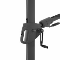 DERBY DX 335 cm - záhradný slnečník s bočnou nohou