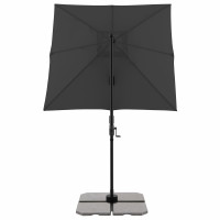 DERBY DX 210 x 210 cm - záhradný slnečník s bočnou nohou