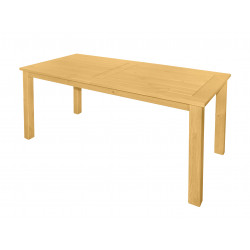 DOVER - drevený stôl zo severskej borovice 165x80x74,5 cm