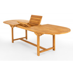 TAMAN FSC® - rozkladací teakový stôl 240/300 x 100 cm
