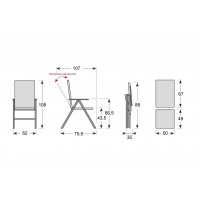 TAMAN NORFOLK - záhradné teakové sedenie 8+1