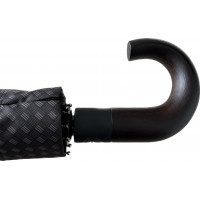 Fiber Magic big Chester classy stripe, RH Holz Griff -pánsky plne automatický dáždnik