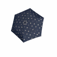 Fiber Havanna TIMELESS BLUE DOTS - dámsky skladací dáždnik