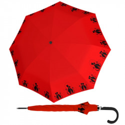 Fiber Flex AC Cats Family Red - dámsky holový vystreľovací dáždnik