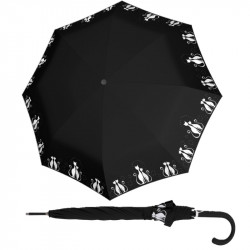 Fiber Flex AC Cats Family Black - dámsky holový vystreľovací dáždnik