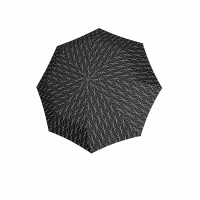 Fiber Flex AC Black & White - dámsky holový vystreľovací dáždnik