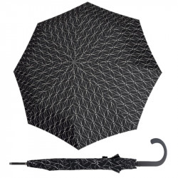 Fiber Flex AC Black & White - dámsky holový vystreľovací dáždnik