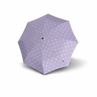 KNIRPS A.760 Stick Automatic Dot Art Lavender - elegantný palicový vystreľovací dáždnik