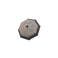 Fiber Mini Black White paisley - dámsky skladací dáždnik