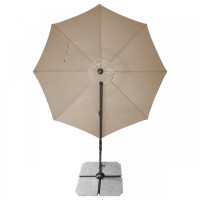 RAVENNA SMART 3 m - záhradný výkyvný slnečník s bočnou tyčou