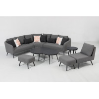 Melia LIKA-TEX® sivá - luxusné záhradné sedenie