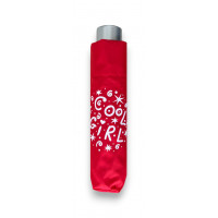 Mini Light Kids Red Cool Girls - detský skladací dáždnik