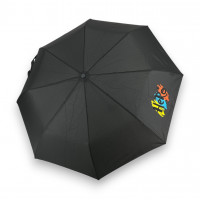 Mini Light Kids Black Hero - detský skladací dáždnik