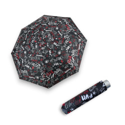 Mini Light Graffiti Rock - dámsky skladací dáždnik
