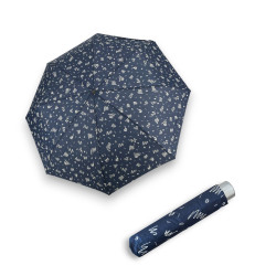 Mini Light Minimally deep blue - dámsky skladací dáždnik