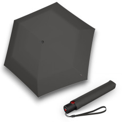 KNIRPS U.200 DARK GREY - elegantný dámsky plne automatický dáždnik