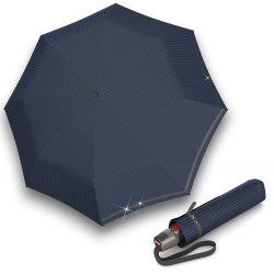 KNIRPS T.200 REFLECTIVE RAIN NAVY - elegantný dámsky plne automatický dáždnik