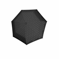 KNIRPS X1 LOTOUS BLACK - ľahký dámsky skladací mini-dáždnik