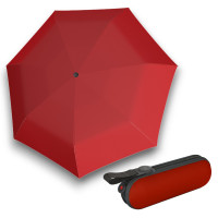 KNIRPS X1 RED SUPERTHIN - EKO ľahký dámsky skladací mini-dáždnik