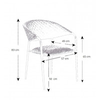 Luna Melia Likatex - hliníkové záhradné sedenie 4+1