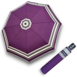 Fieber AC Graphics purple Dots border  - dámský vystrelovací dáždnik