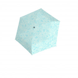 Fiber Havanna Giardino mistic blue - dámsky skladací dáždnik
