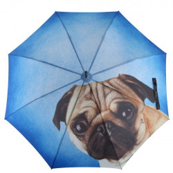 Modern Art Magic Lazy Dog dámsky plne automatický dáždnik