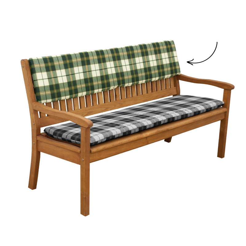 Opierka na 3-miestnu lavicu 150 x 30 x 6 cm