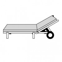 LIVING 5702 - poduška na záhradné ležadlo