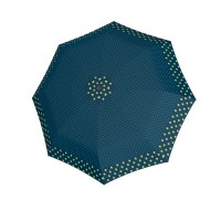 Mini Light Twinkle blue - dámsky skladací dáždnik